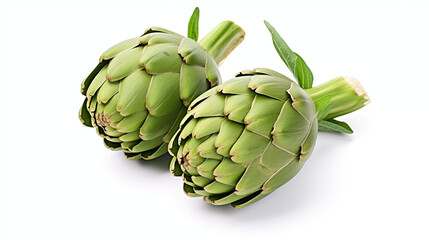Obraz premium artichoke isolated on white background