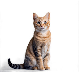 Obraz premium cat isolated on white background