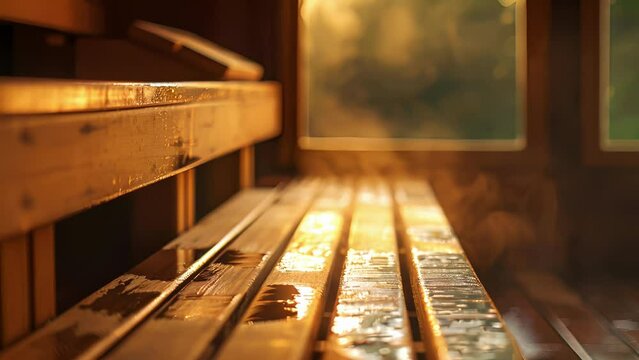 A therapy session in the sauna with a focus on selfcompassion and acceptance using the heat to represent the warmth and kindness towards oneself..