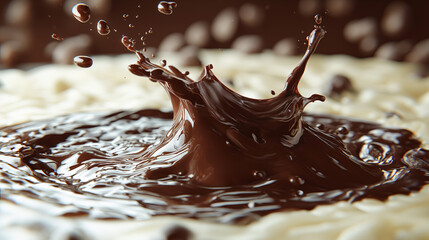 Chocolate and milk mix