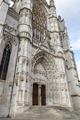 La Cathédrale Saint-Pierre, Immense Catholic cathedral built from 1225, with medieval polychrome...