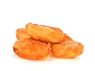 nuggets isolated on white background