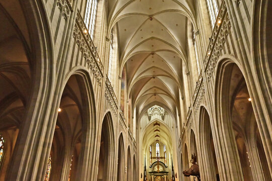 Anversa, interno della cattedrale di Nostra Signora - Fiandre, Belgio