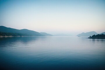 Fototapeta premium sea and mountains