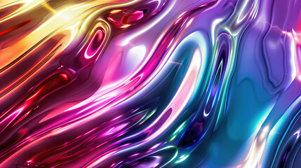 Fototapeta premium Titanium rainbow background 
