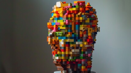 Intricate LEGO sculpture reimagines legendary historical artifact for art exhibition
