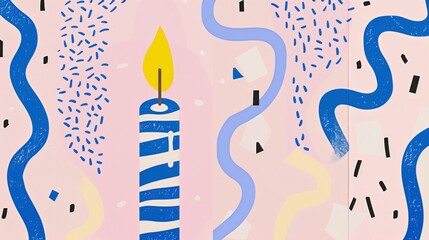 a birthday candle