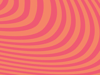 Fun 70s hippie background. Waves, vortices, swirl patterns. Twisted and distorted vector texture in trendy retro psychedelic style.