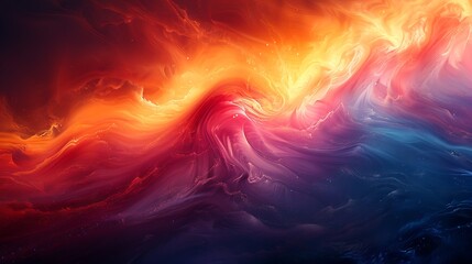 Show the Singularity as a focal point where all matter and light converge, represented by a convergence of vivid lines and colors drawing into a single intense spot.