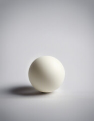 ping pong balls, isolated white background, copy space for text