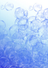blue bubbles background