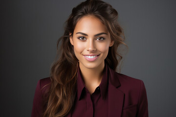 Fototapeta premium Young beautiful businesswoman or corporate employee