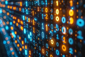 Computer Screen Displaying Numbers