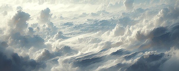 Explore the hidden poetry of clouds through macro shots Emphasize the fine details with CG 3D precision, revealing a world of intricacy and wonder