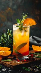 Citrus Oasis With Fresh Mint