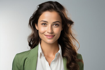 Fototapeta premium Young beautiful businesswoman or corporate employee
