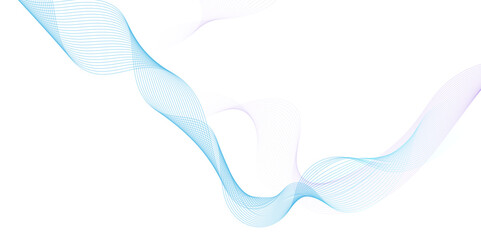 Obraz premium Modern abstract glowing wave background. Dynamic flowing wave lines design element. Futuristic technology and sound wave pattern.Vector Illustration.