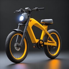 Fototapeta premium E-Bike. Generative AI Technologie