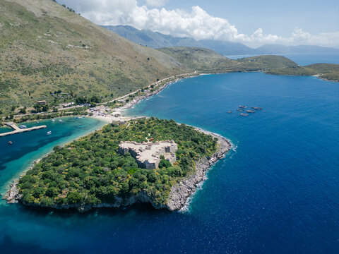 Above Castle Ali Pasha Tepelena Porto Palermo, Albania
