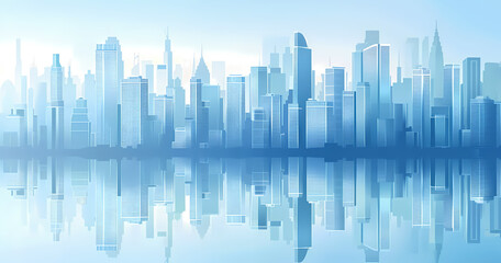buildings, city, architecture, city skyline, illustration