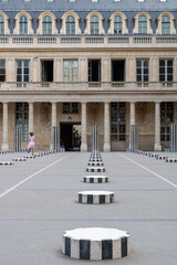 .Palais Royal, It is a Parisian monumental complex - a palace, gardens, galleries and a theater,...
