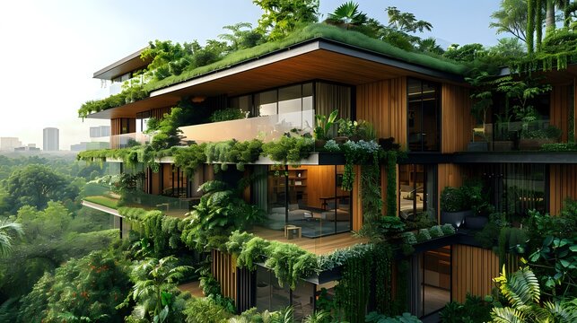 A Vision of Sustainable Urban Living: Embracing Greenery