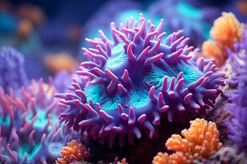 Obraz premium A beautiful close up of a flower anemone