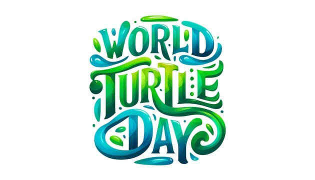 World Turtle Day is a day to celebrate turtles. The logo is colorful and has a playful, whimsical feel to it