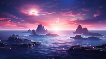 galaxy of Fog, 3D render