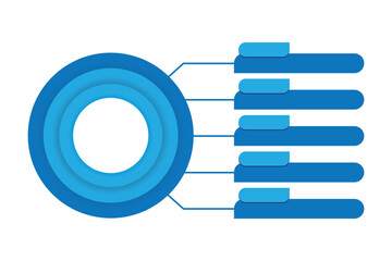 
Infographic Design For Business, set of Infographics elements, Graphic element, Data chart for any Business vector Illustration.  