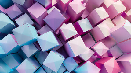 abstract background with squares, geometric blocks