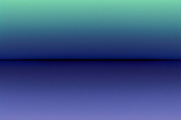 Schwarzer, dunkler, azurblauer, kobaltblauer, abstrakter Hintergrund. Farbverlauf. Geometrische Figur. Welle, wellige, geschwungene Linie. Raues Grunge-Kornger&auml;usch. Leichter neonmetallischer Glanz sc