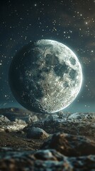 galaxy of Moon, professional color grading