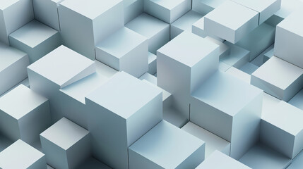 abstract background with squares, geometric blocks