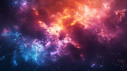 Naklejka premium galaxy of Spectrum, professional color grading