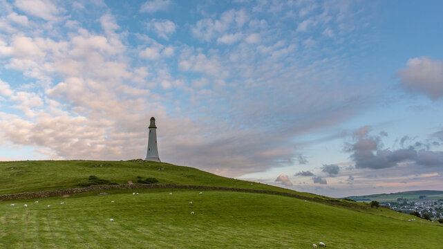 Sir John Barrow monument known as The Hoad, Ulverston, England