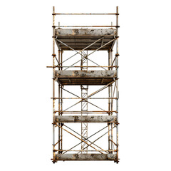 scaffolding element_hyperrealistic_hyper detailed_isolated on transparent background