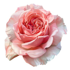 Rose element_hyperrealistic_hyper detailed_isolated on transparent background