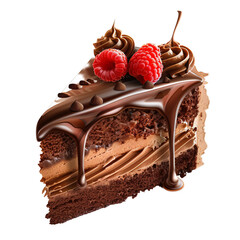 cake element_hyperrealistic_hyper detailed_isolated on transparent background