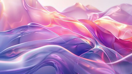 Colorful abstract waves