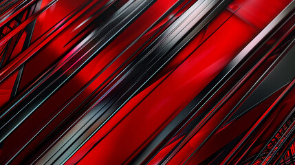 Fototapeta premium red abstract background, geometric lines