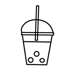 Natural food outline icon