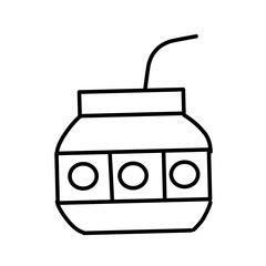 Obraz premium Natural food outline icon