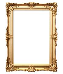 PNG Frame gold white background rectangle.