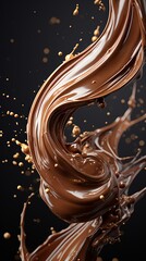Rich chocolate splash