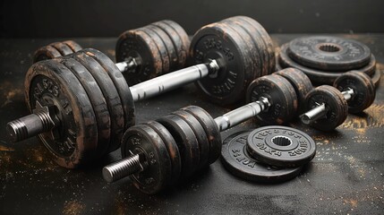 Assorted Dumbbells and Weights