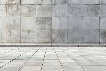Large gray concrete tiles make up a seamless urban background