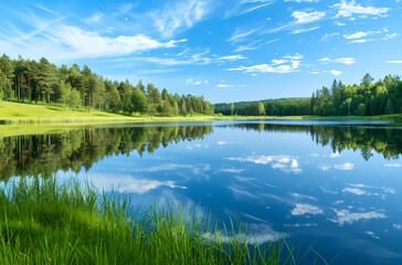 nature, environment, trees, lake, landscape