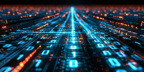 A vast array of numbers in various sizes and fonts scattered on a black background, creating a visually striking pattern