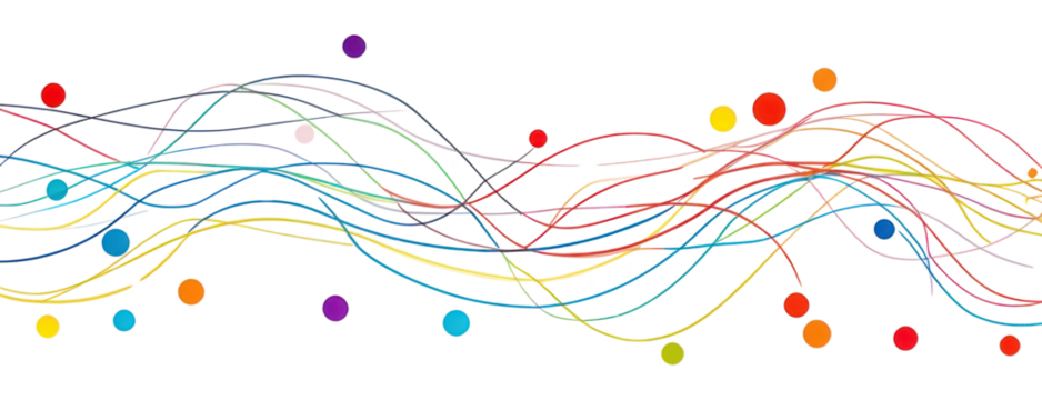 PNG Continuous line drawing rainbow pattern art backgrounds.